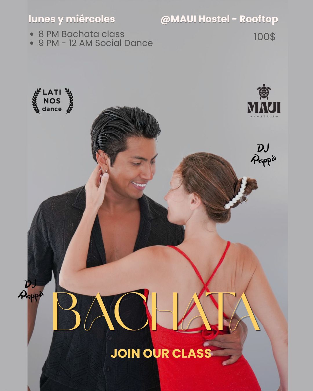 Bachata at Maui Hostel